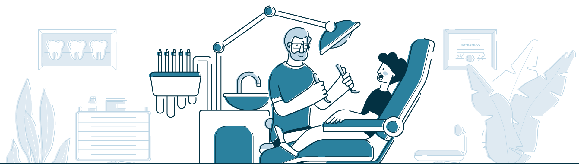 Immagine del professionista a lavoro